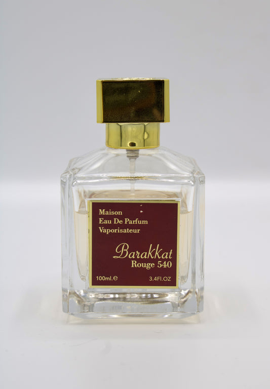 Barakkat 540 - Inspired By Maison Francis Kurkdjian Baccarat Rouge 540 Eau De Parfum