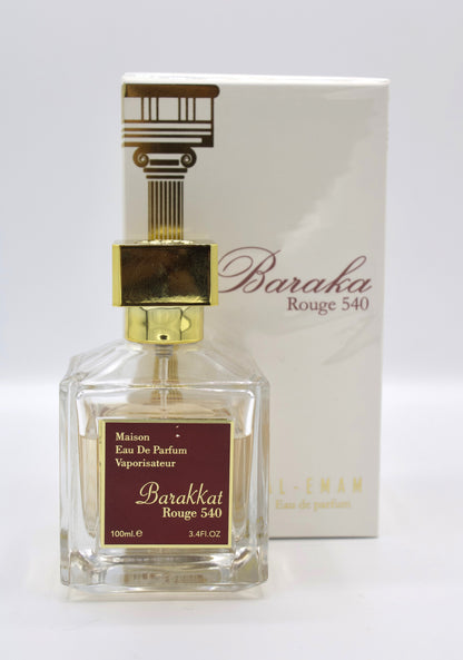 Barakkat 540 - Inspired By Maison Francis Kurkdjian Baccarat Rouge 540 Eau De Parfum